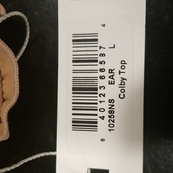 💕FRANKIE'S BIKINIS💕 Colby Tie Front Ruffle Bikini Top Earth Large L NWT - Picture 10 of 10